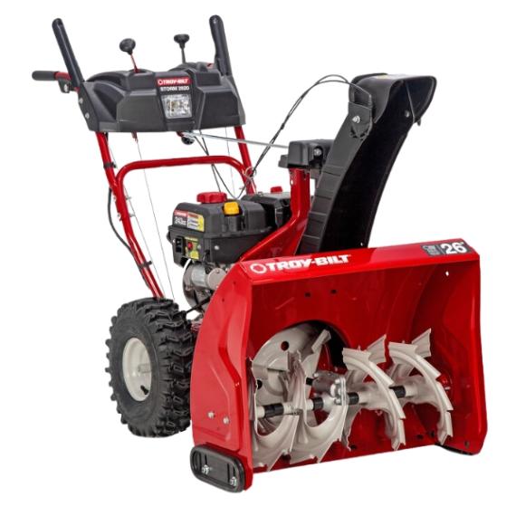 26-Inch Two-Stage Gas Snow Blower with Electric Start and LED Headlight