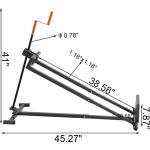 Heavy-Duty Lawn Mower Lift Jack – 882 lbs Capacity Lifting Platform for Garden Tractors and Lawn Equipment with Manual and Power Tool-Compatible Handles