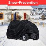 Heavy-duty 420D waterproof riding lawn mower cover – fits up to 54″ deck, UV & water resistant
